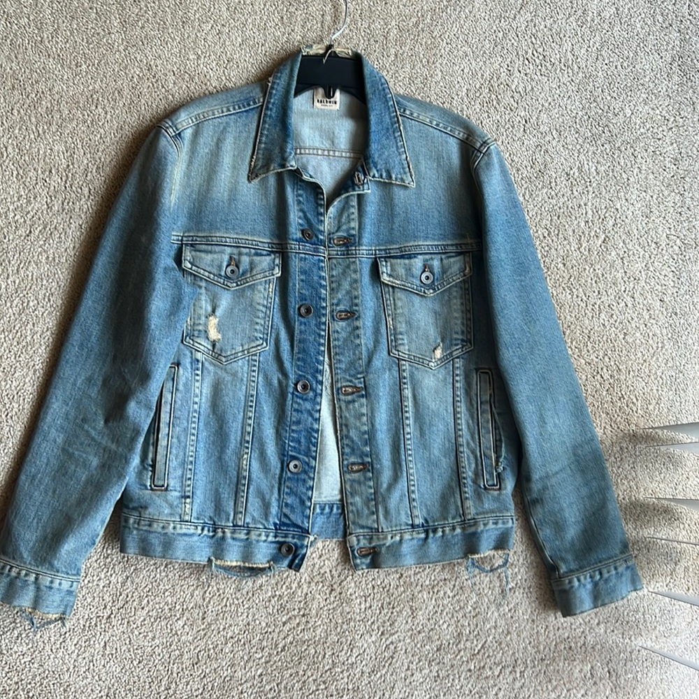 Baldwin Jean Jacket with embroidered design (original design from the brand)